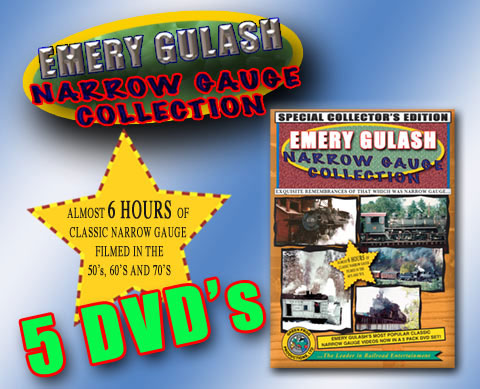 Emery Gulash Narrow Gauge Collection 5 DVD Set Over 6 Hours DVD