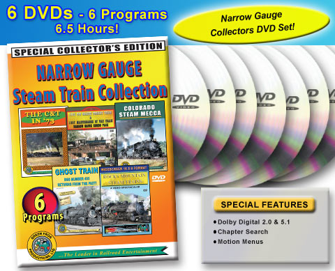 Narrow Gauge Steam Train Collection - 6 Programs - 6 Discs DVD