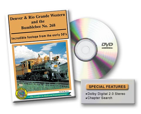 Denver & Rio Grande Western and the Bumblebee No. 268 DVD